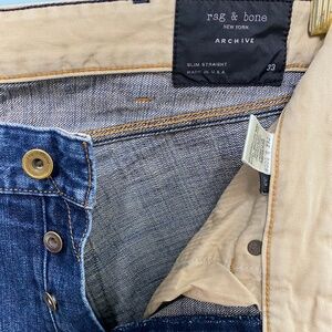 rag & bone Archive Slim Straight Jeans 2013